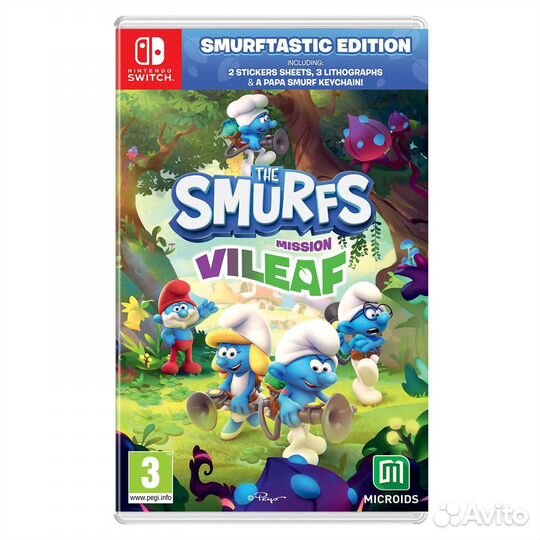 The Smurfs: Операция Злолист. Смурфастическое издание Nintendo Switch, русские субтитры