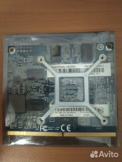 Видеокарта GT240m 1GB DDR3