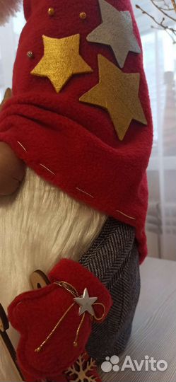 Рождественский гном ручная работа