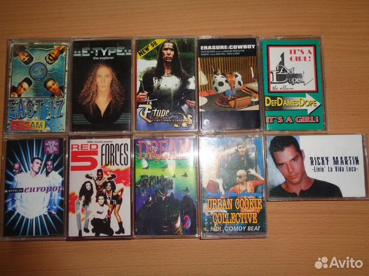 MCs Аудиокассеты с записью фирменные