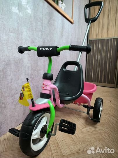 Трехколесный велосипед puky Ceety pink/kiwi