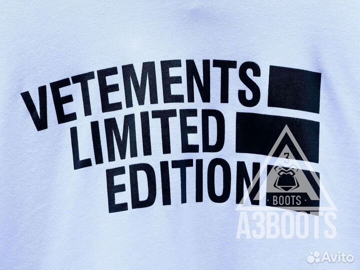 Худи Vetements Limited Edition White