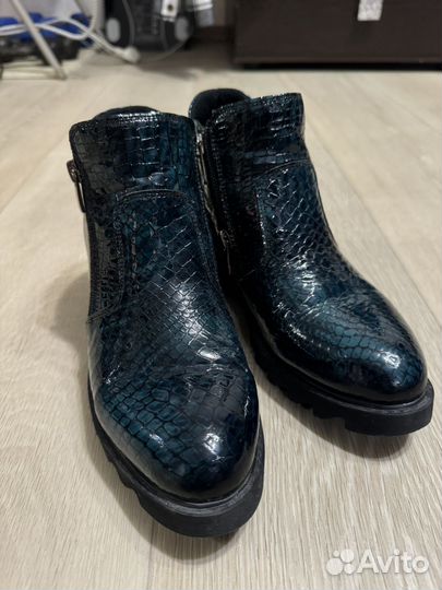 Ботинки дерби натуральные женские