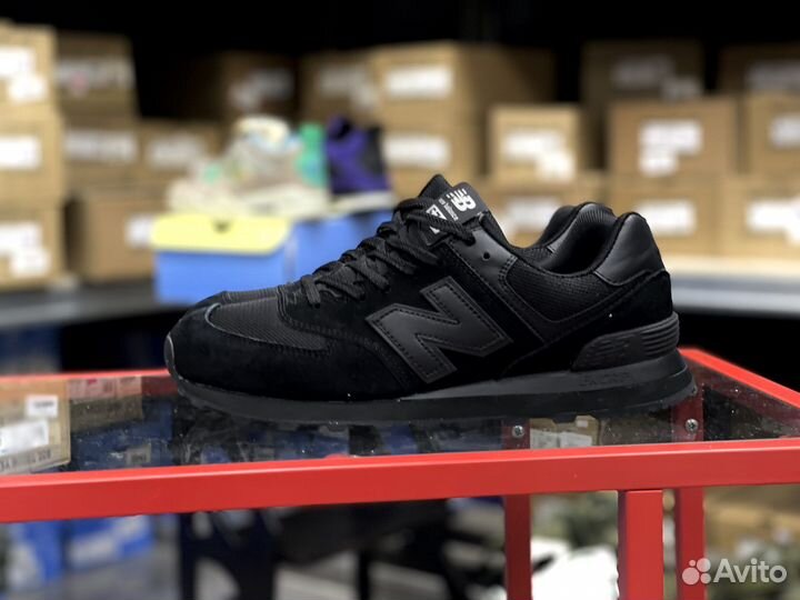 Кроссовки New Balance 574, All Black