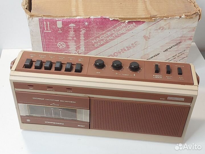 Магнитола Электроника м327 1989 г