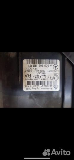 Фара mercedes w205