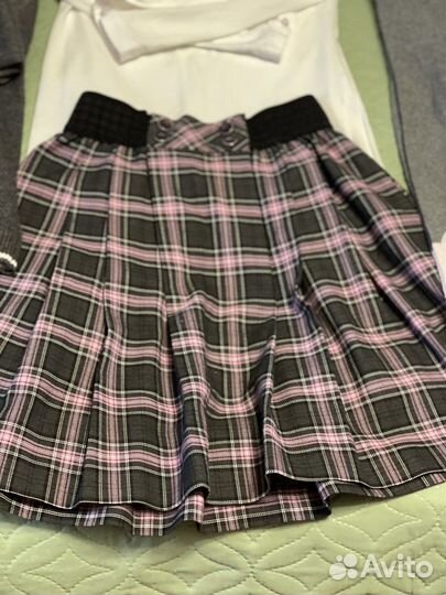 Школьная форма для девочки серая 134-140