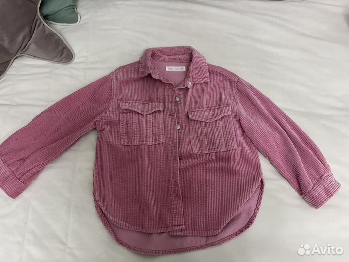 Рубашка zara для девочки 134