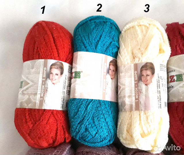 Ленточная пряжа Alize Dantela для шарфиков