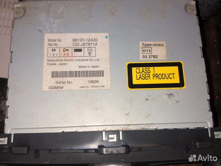 Магнитола toyota corolla 150