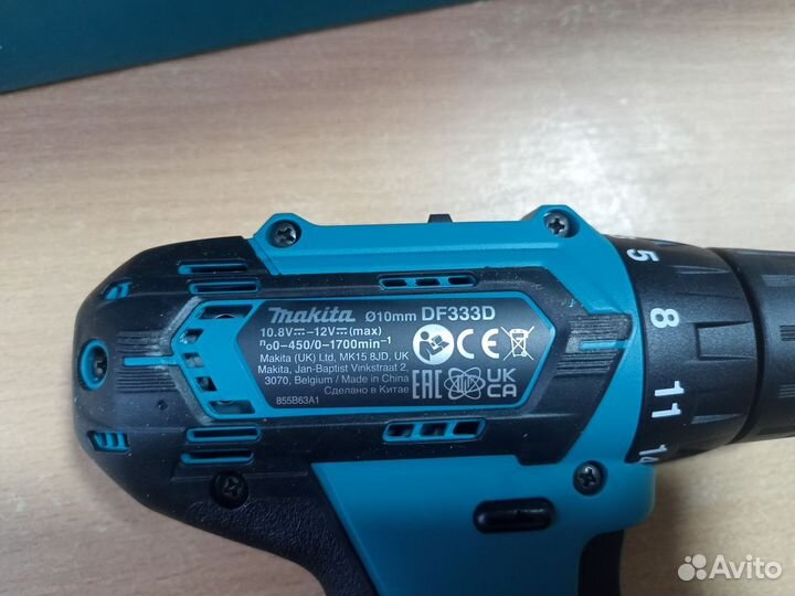 Аккумуляторный шуруповерт Makita CXT DF333DZ