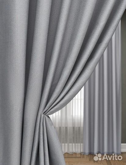 Шторы рогожка