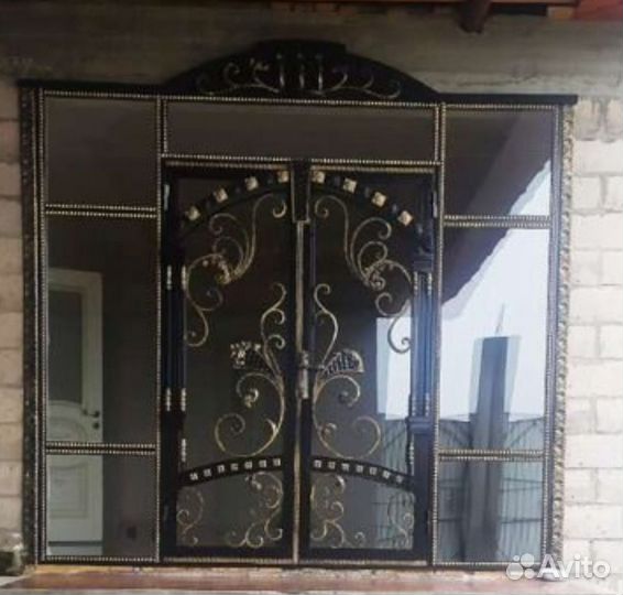 Кованые двери бу