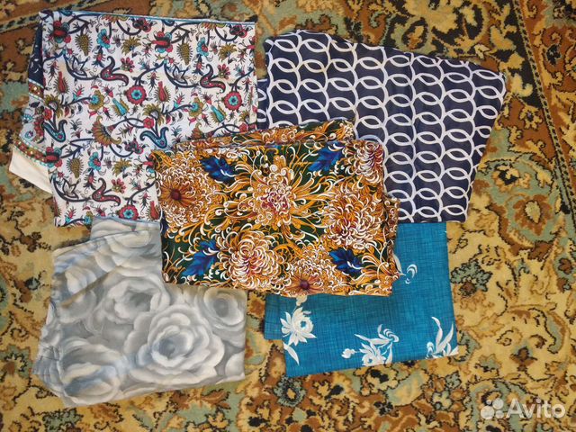 Отрезы тканей времен СССР