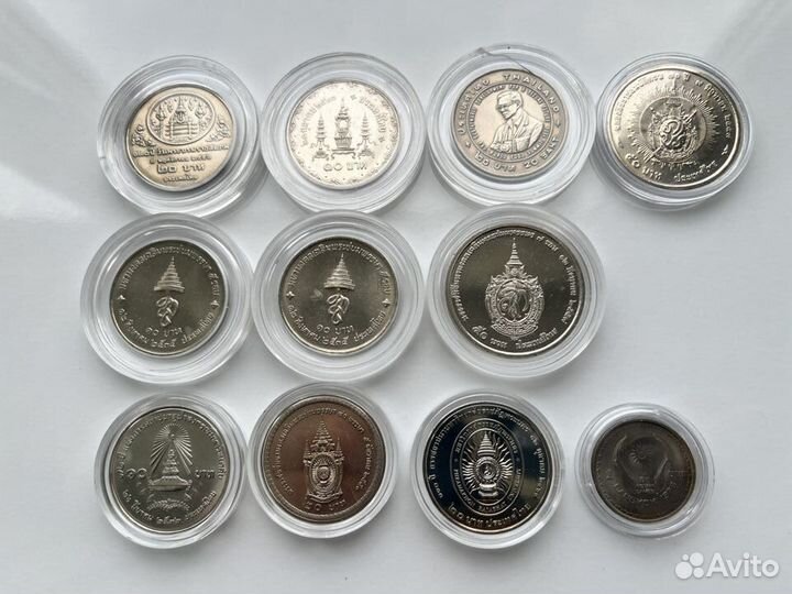 Монеты Таиланда UNC