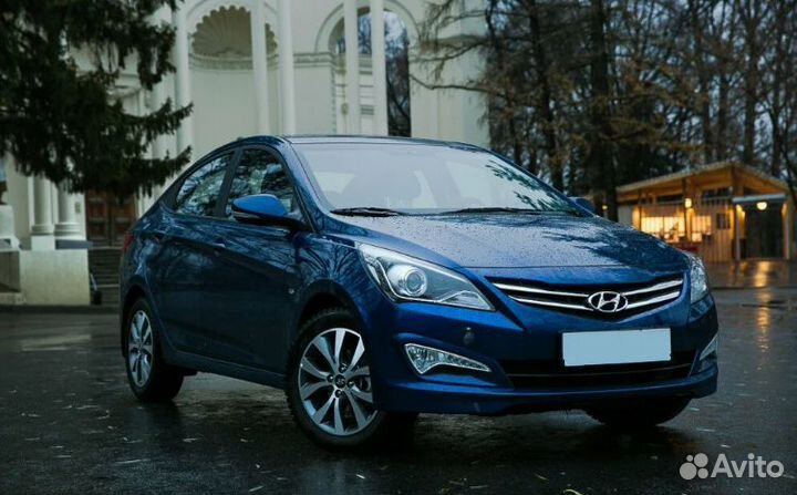 Радиатор охлаждения Hyundai Solaris 2010-2017 соля