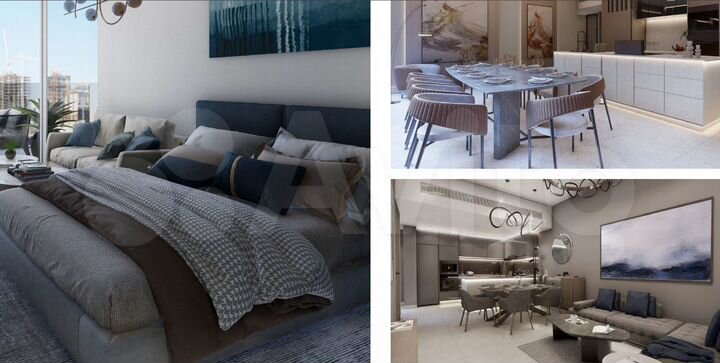 Апартаменты-студия, 34 м², 10/49 эт.