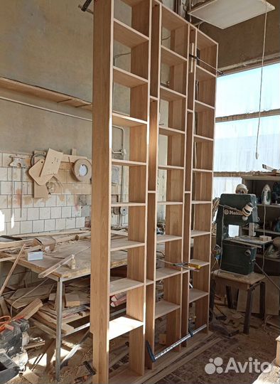 Стеллаж полка для книг массив дерева