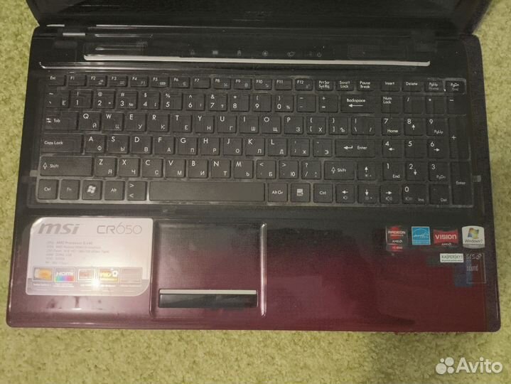 Продам ноутбук msi ms-16gn