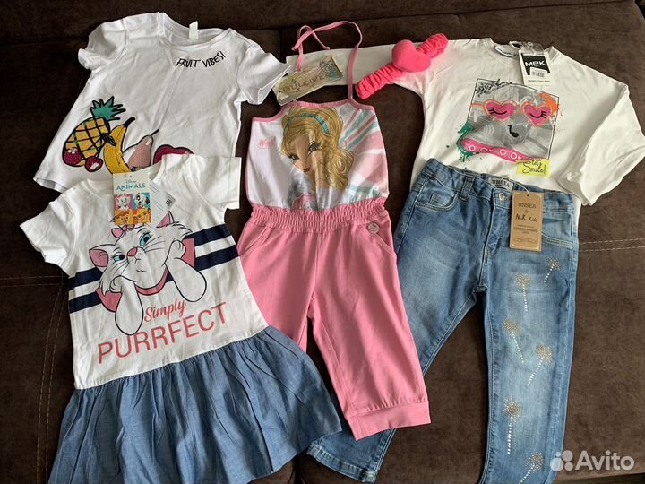 Новые Вещи на девочку 86-92 пакетом