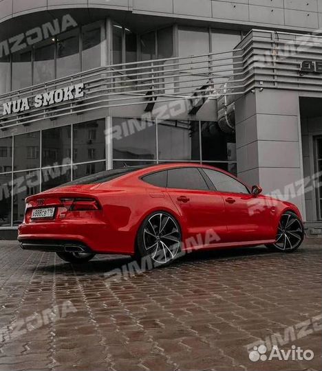 Литой диск в стиле Audi R19 5x108