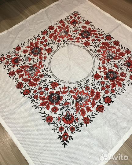 Скатерть лен СССР новая