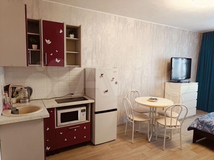 Квартира-студия, 25 м², 2 кровати