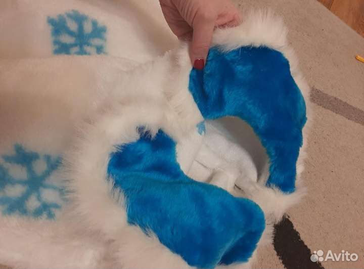 Новогодний костюм снежинка. 1 раз одевали