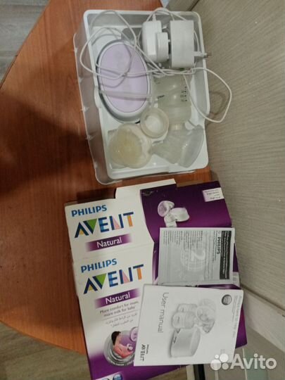 Молокоотсос avent электрический бу