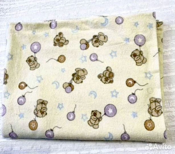 Пеленки детские фланелевые и хлопковые тонкие