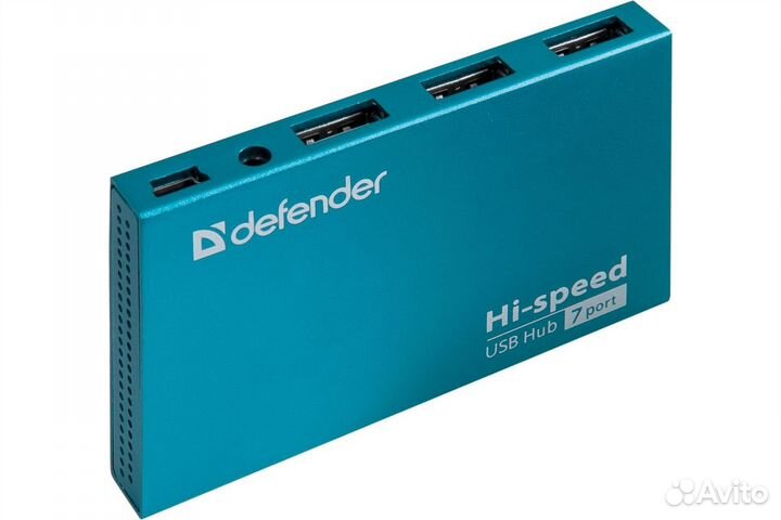 Разветвитель USB Defender Septima Slim USB2.0, 7по