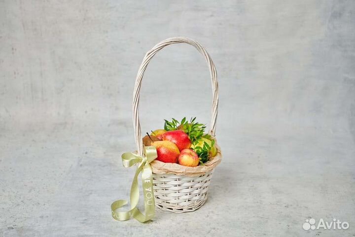 Подарочный набор, фруктовая корзина