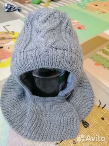 Шапка-шлем зимняя