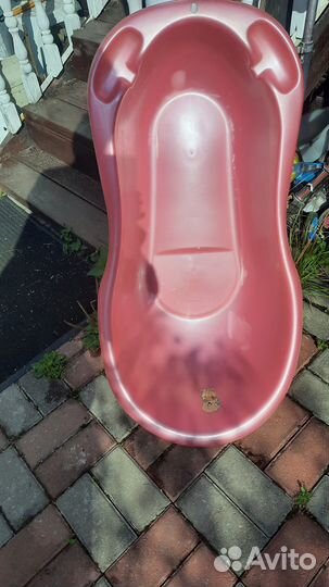 Детская ваночка с кругом и горкой