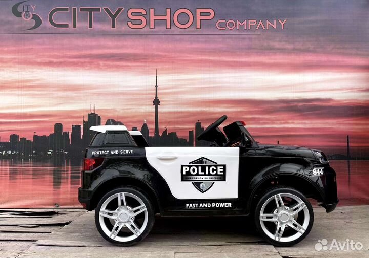 Электромобиль детский range полиция