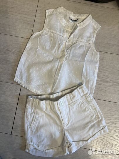 Шорты и блуза для девочки 92-98