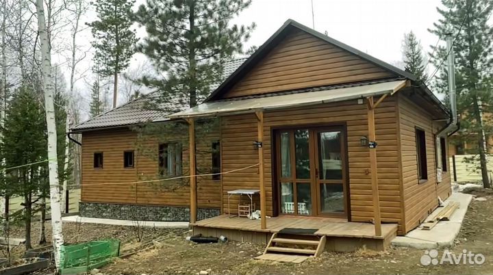 Сайдинг металлический под брус