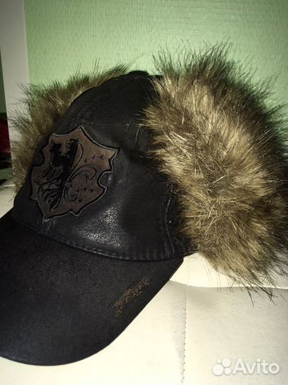 Кепка зима утепленная с ушами р.54