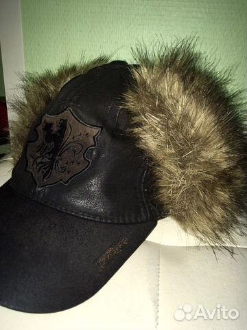 Кепка зима утепленная с ушами р.54