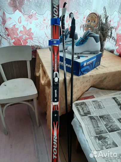 Беговые лыжи,без палок