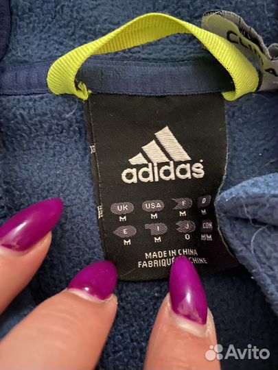 Флисовая кофта adidas