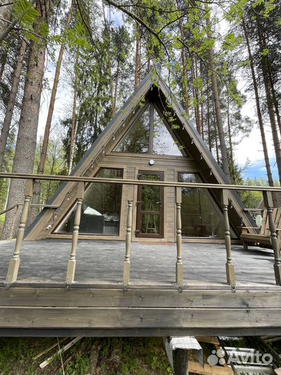 Каркасный дом A-Frame 7х7