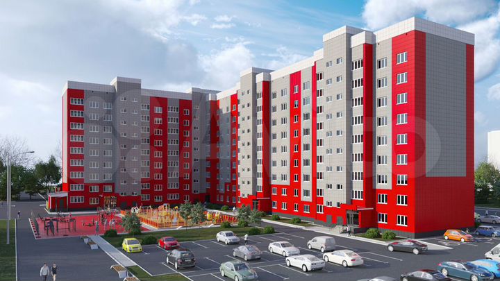 2-к. квартира, 52 м², 6/9 эт.