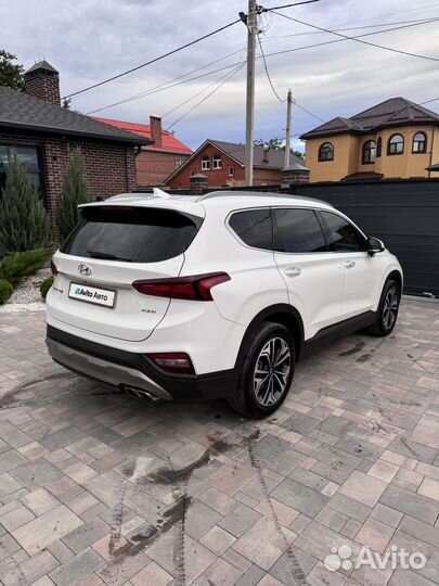 Hyundai Santa Fe 2.2 AT, 2019, 94 000 км