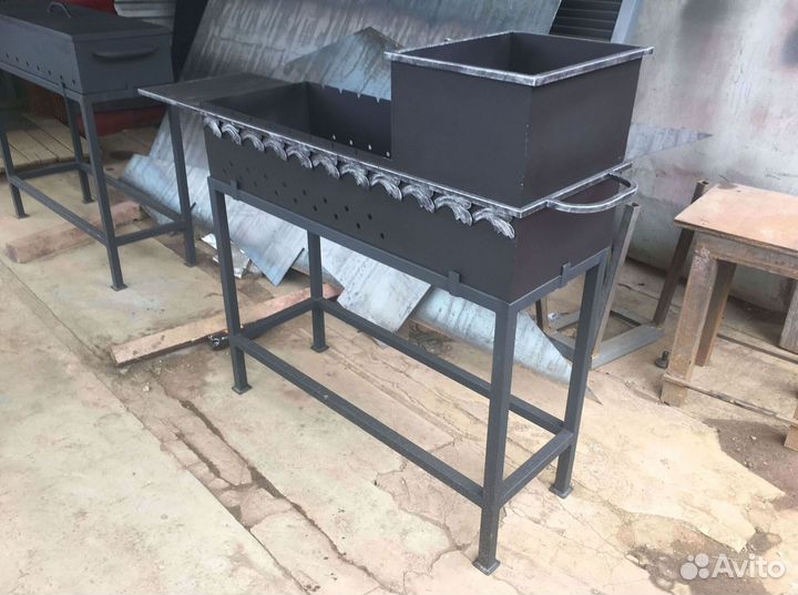 Мангал в стиле лофт