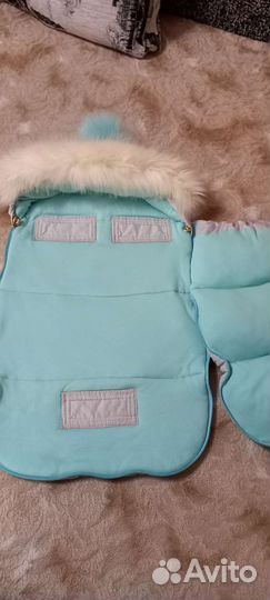 Зимний конверт на выписку,прогулку