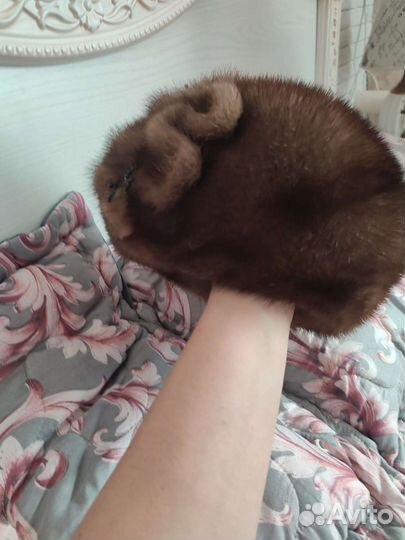 Берет норковый