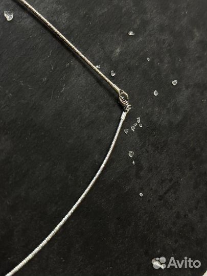 Чокер серебро на шею