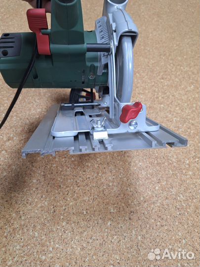 Пила Bosch PKS 55 A + шина Зубр 1,5м + адаптер