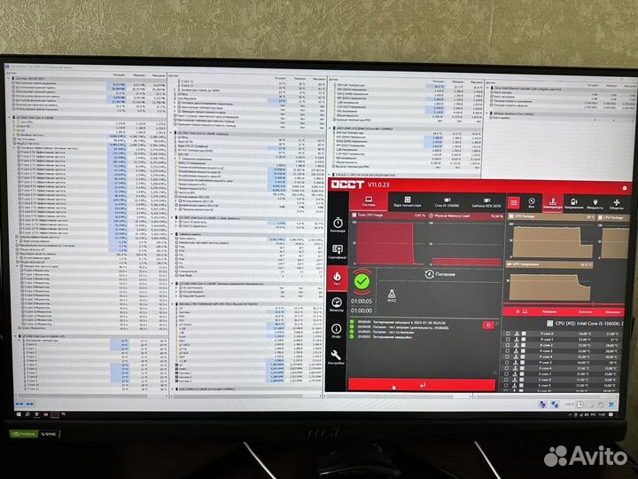Игровой компьютер, системный блок + монитор 2К